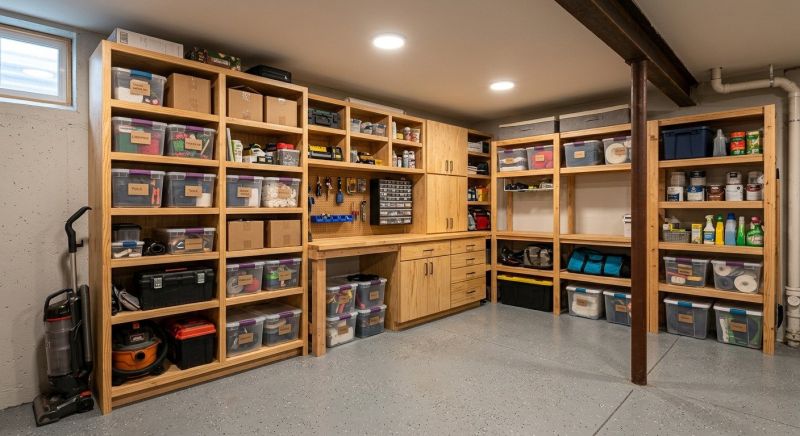 Basement Storage Installation in Greensboro, NC