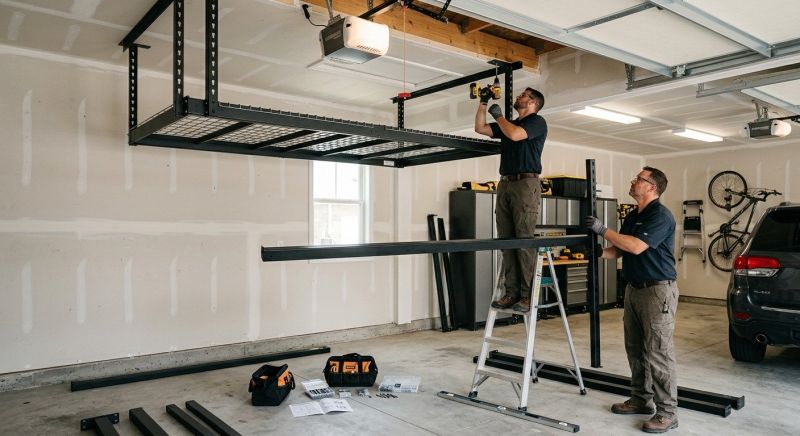 Ceiling Rack Installation in Greensboro, NC