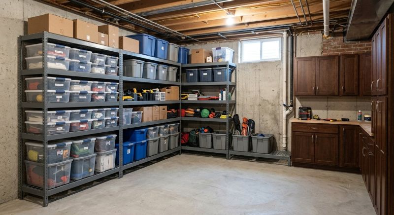 Basement Storage Installation in Greensboro, NC