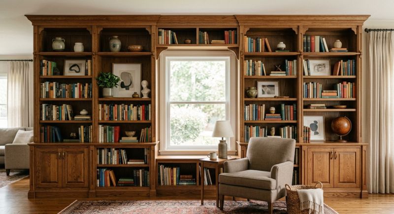 Bookcase Construction in Fairfax, VA