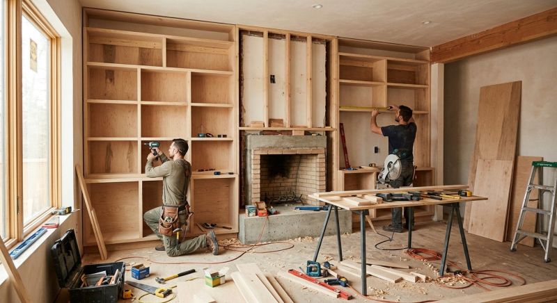 Built In Shelving Service in Winston Salem, NC