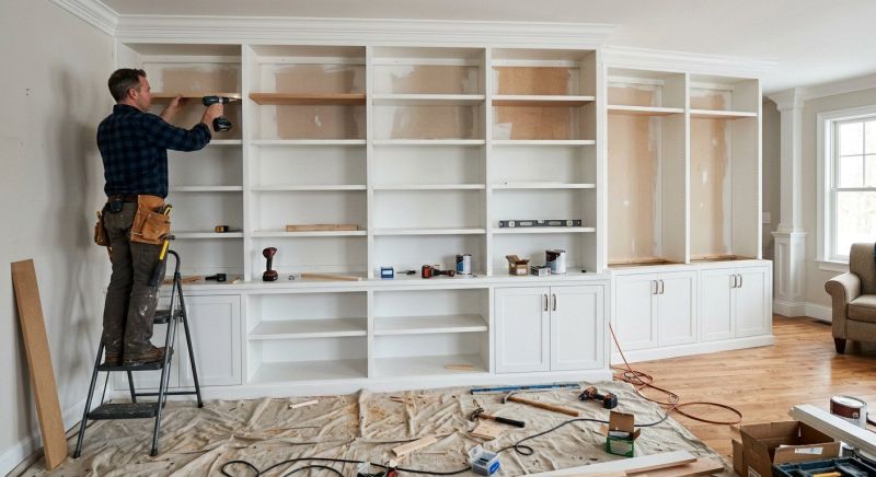 Built In Storage Installation in Annapolis, MD