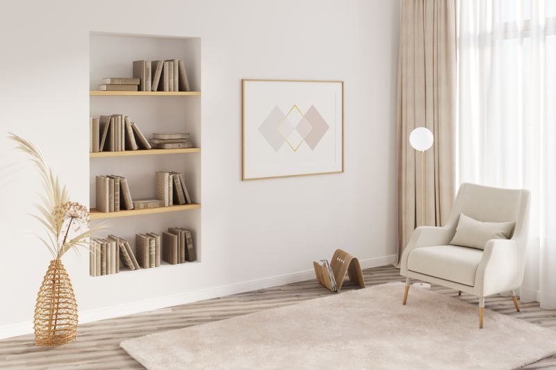 Completed Living Room Shelving