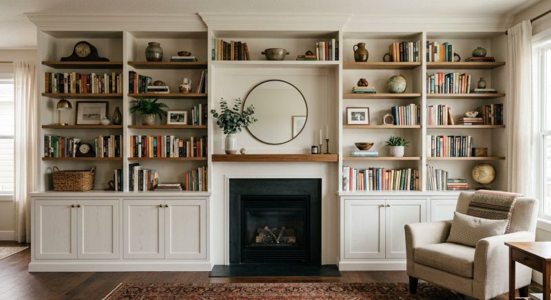 Fireplace Shelves Installation in Frederick, MD
