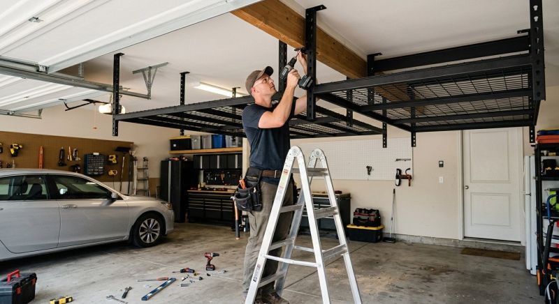 Garage Tool Rack Installation in Prince Georges County, MD