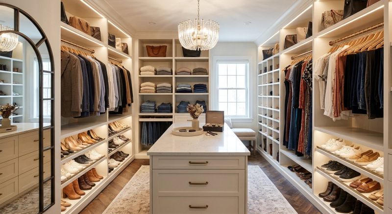 Walk In Closet Remodeling in Winston Salem, NC